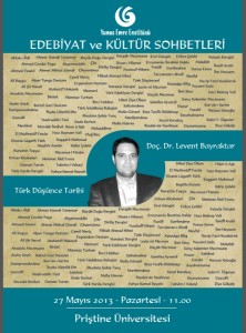 DOÇ.DR. LEVENT BAYRAKTAR İLE “TÜRK DÜŞÜNCE TARİHİ” KONFERANSI