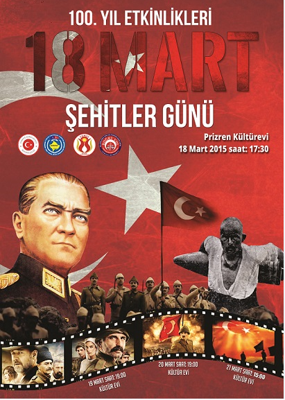 18 MART ŞEHİTLER GÜNÜ İÇİN DEĞİŞİK ETKİNLİKLER DÜZENLENECEK