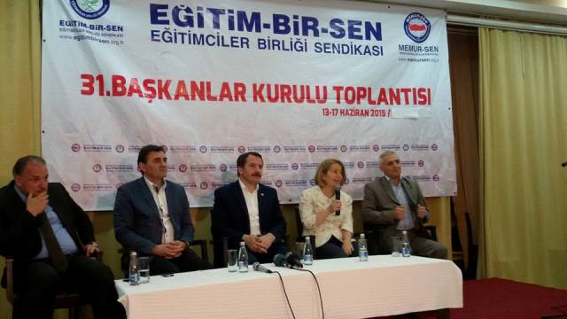 EĞİTİM BİR SEN HEYETİ BAKAN YAĞCILAR İLE GÖRÜŞTÜ