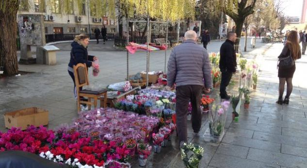 MEYDANLAR  ÇİÇEK BAHÇESİNE DÖNDÜ