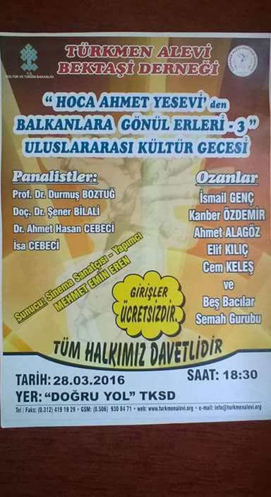 GÖNÜLLERİ FETHEDEN KÜLTÜR GECESİ