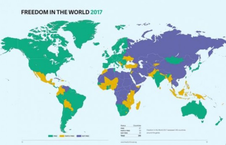 2017 KÜRESEL ÖZGÜRLÜK RAPORU YAYINLANDI