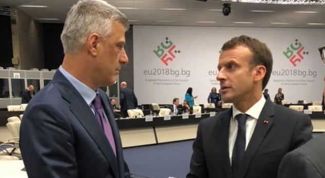 THAÇİ ,MACRON İLE GÖRÜŞTÜ