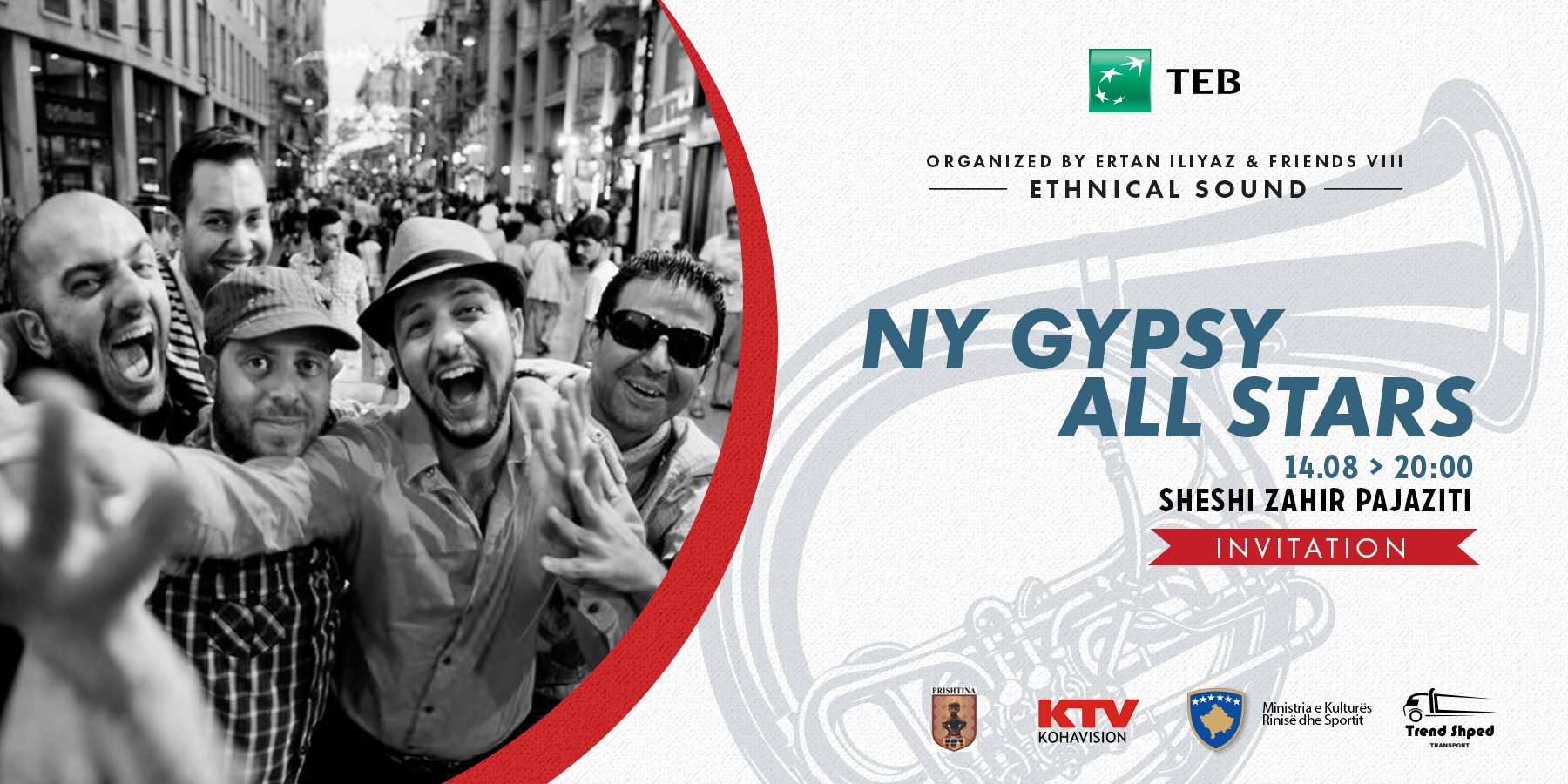 NY GYPSY ALL STARS PRİŞTİNE’DE KONSER VERECEK