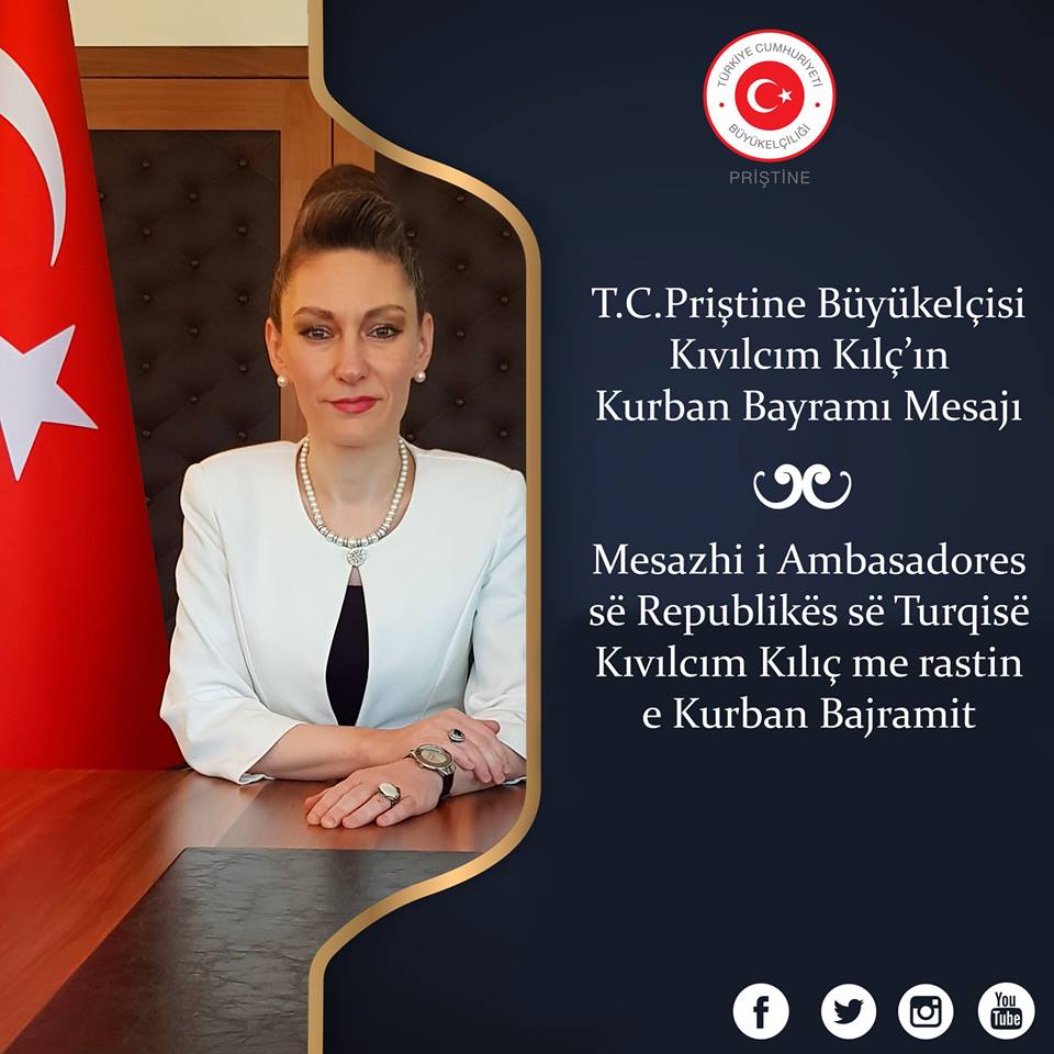 BÜYÜKELÇİ KILIÇ’IN KURBAN BAYRAMI MESAJI