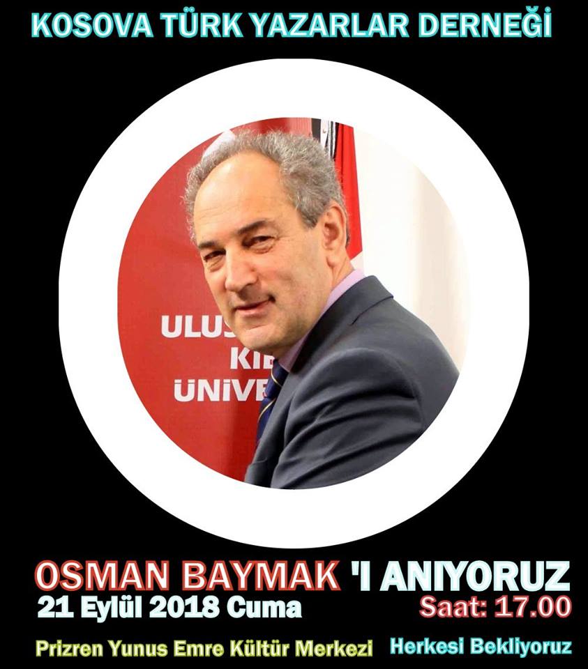 OSMAN BAYMAK İÇİN ANMA TÖRENİ DÜZENLENECEK