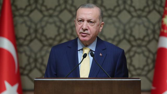 ERDOĞAN’DAN CUMHURBAŞKANI OSMANİ’YE TEBRİK