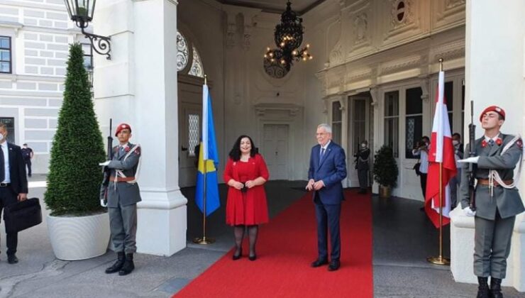 CUMHURBAŞKANI OSMANİ, AVUSTURYALI MEVKİDAŞI VAN DER BELLEN İLE GÖRÜŞTÜ