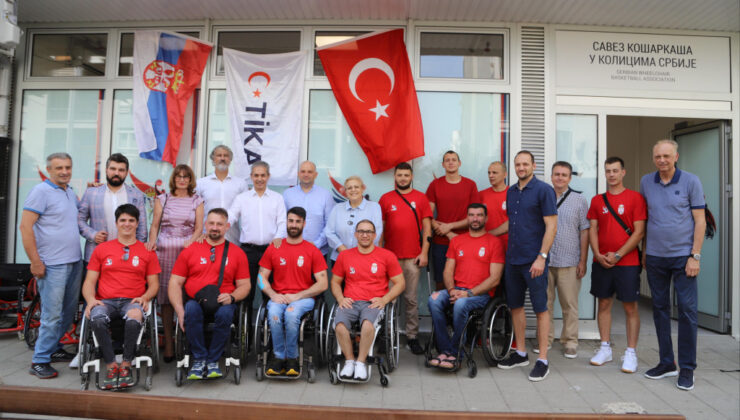 TİKA’DAN SIRBİSTAN TEKERLEKLİ SANDALYE BASKETBOL FEDERASYONUNA DESTEK