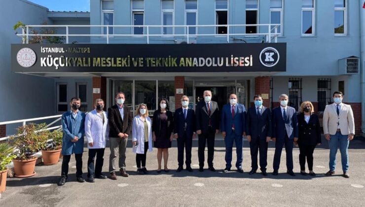 BAKAN DAMKA, MALTEPE KÜÇÜKYALI ENDÜSTRİ MESLEK LİSESİ’Nİ ZİYARET ETTİ