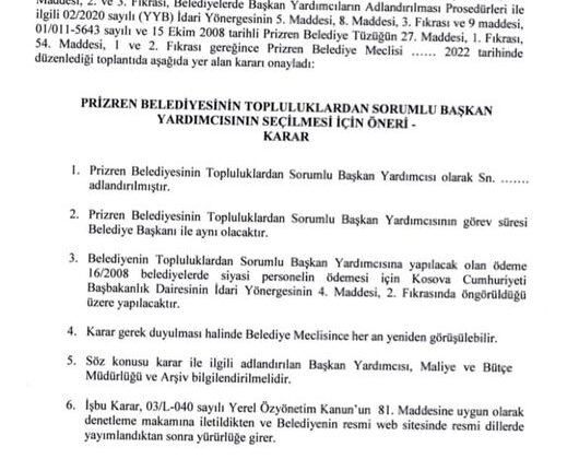 SİMİTÇİ: İDARİ TALİMATIN YÜRÜRLÜKTEN KALDIRILMASI İÇİN NE YAPILDI?