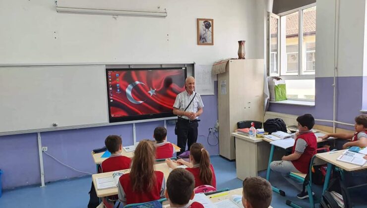 YAZAR İSKENDER MUZBEG TÜRKÇE DERSİNE KONUK OLDU