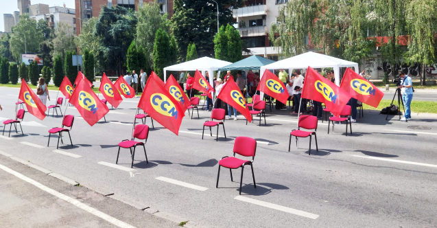 KUZEY MAKEDONYA’DA KAMU ÇALIŞANLARI GREVDE