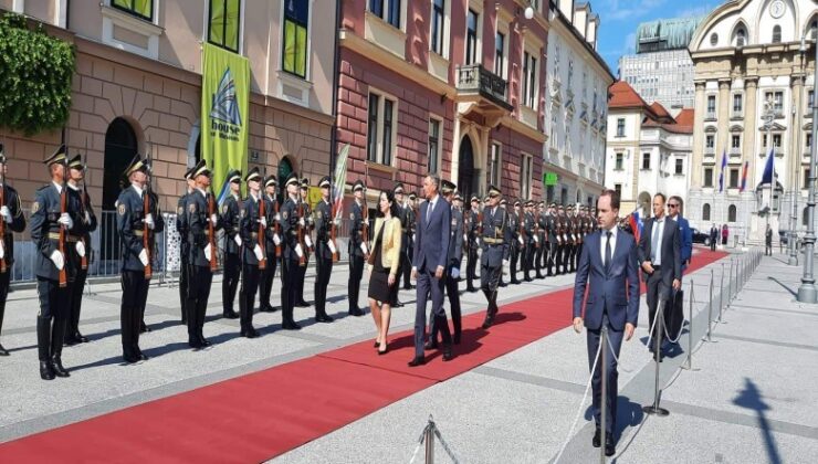 OSMANİ SLOVENYA’DA DEVLET TÖRENİYLE KARŞILANDI