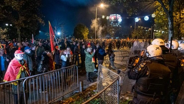 KARADAĞ’DAKİ PROTESTOYA POLİS MÜDAHALESİ