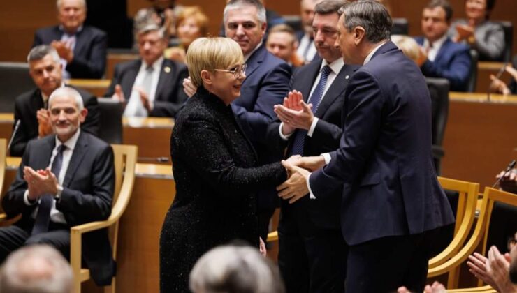 SLOVENYA’NIN İLK KADIN CUMHURBAŞKANI PİRC MUSAR GÖREVE BAŞLADI