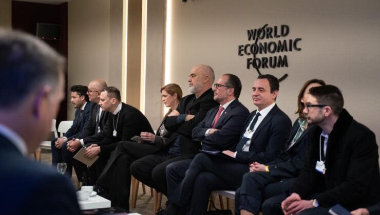 KURTİ, DAVOS’TA BALKANLAR LİDERLERİ OTURUMUNA KATILDI