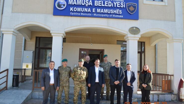 KFOR KOMUTAN YARDIMCISI MAMUŞA’YI ZİYARET ETTİ