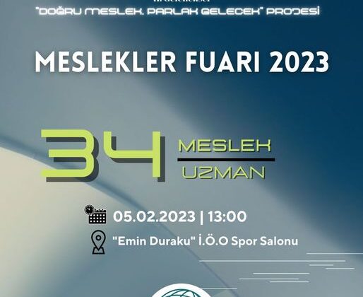 GENÇLERE MESLEK REHBERLİĞİ YAPAN “MESLEKLER FUARI 2023” 5 ŞUBAT’TA AÇILIYOR