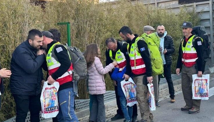 KOSOVA’NIN İLK ARAMA KURTARMA EKİBİ ÜLKEYE DÖNDÜ