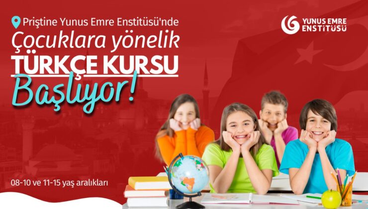 YUNUS EMRE ENSTİTÜSÜ’NDE ÇOCUKLARA YÖNELİK TÜRKÇE KURSU BAŞLIYOR