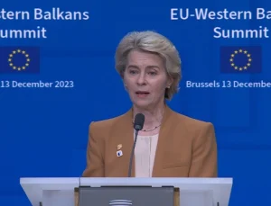 VON DER LEYEN: KOSOVA VE SIRBİSTAN DİYALOG KAPSAMINDAKİ TAAHHÜTLERİNİ YERİNE GETİRİYOR