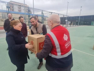 TÜRKİYE KÜLTÜR VE TURİZM BAKANLIĞI VAKIFLAR GENEL MÜDÜRLÜĞÜ RAMAZAN YARDIMLARINI ULAŞTIRDI