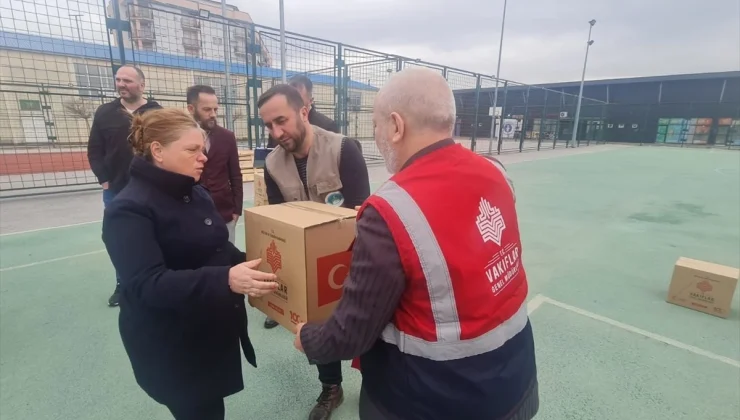 TÜRKİYE KÜLTÜR VE TURİZM BAKANLIĞI VAKIFLAR GENEL MÜDÜRLÜĞÜ RAMAZAN YARDIMLARINI ULAŞTIRDI