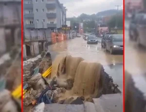 SIRBİSTAN’DA SEL FELAKETİ: YOLLAR ÇÖKTÜ