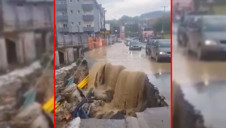 SIRBİSTAN’DA SEL FELAKETİ: YOLLAR ÇÖKTÜ