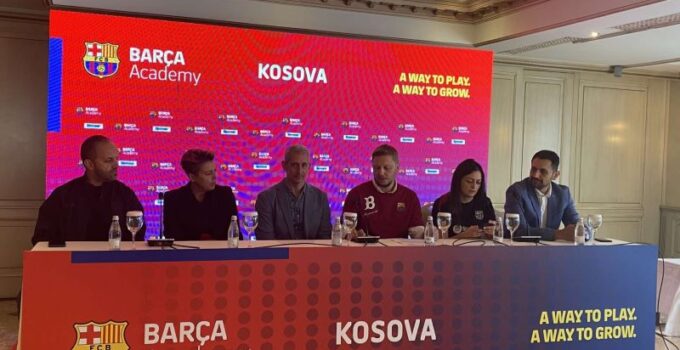 BARSELONA’NIN TEKNİK ADAMLARINDAN KOSOVALI GENÇ FUTBOLCULARA 5 GÜNLÜK KAMP