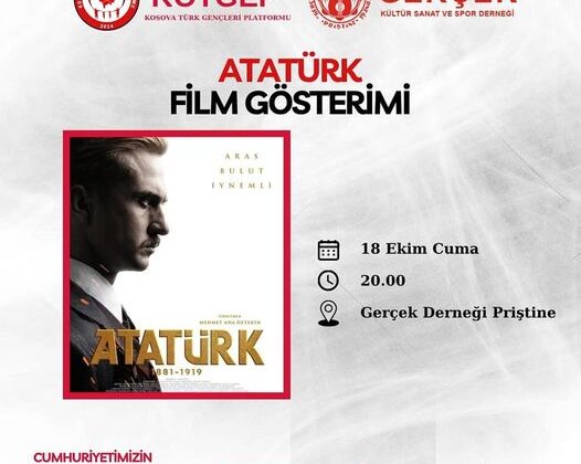 “GERÇEK” DERNEĞİ’NDE ATATÜRK FİLM GÖSTERİMİ YAPILACAK