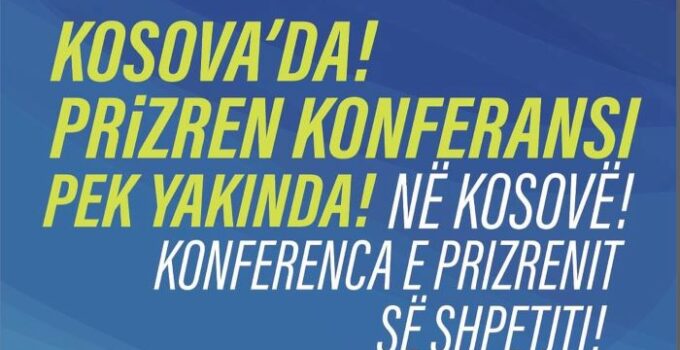 PRİZREN’DE BİLİM, FELSEFE VE DİN İLİŞKİSİ KONFERANSI DÜZENLENİYOR