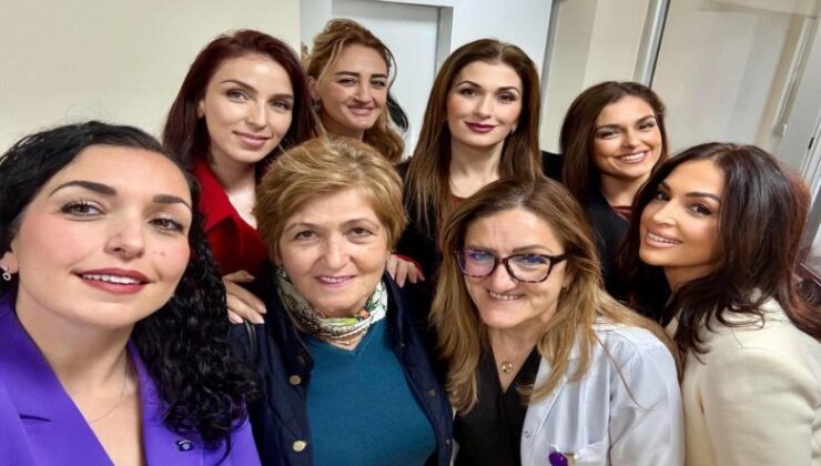 CUMHURBAŞKANI OSMANİ, ANNESİ VE KIZ KARDEŞLERİYLE MAMOGRAFİ ÇEKTİRDİ