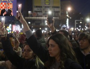 VUÇİÇ: ÖĞRENCİ PROTESTOLARI YURT DIŞI DESTEKLİ