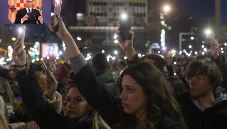 VUÇİÇ: ÖĞRENCİ PROTESTOLARI YURT DIŞI DESTEKLİ