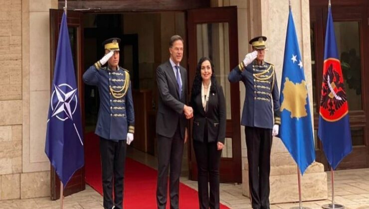 NATO GENEL SEKRETERİ RUTTE KOSOVA’DA