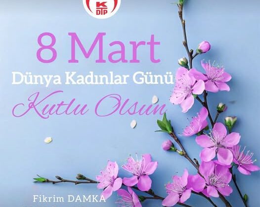 BAKAN DAMKA KADINLARIN 8 MART GÜNÜNÜ KUTLADI