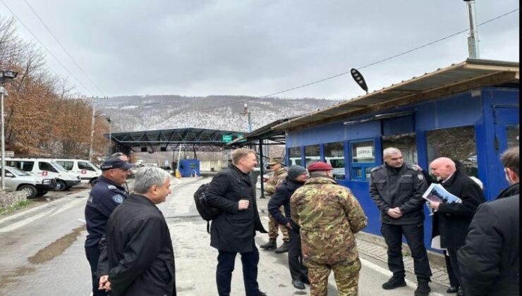 SORENSEN, KOSOVA-SIRBİSTAN ORTAK SINIR KAPISINI ZİYARET ETTİ